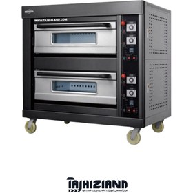 تصویر فر پیتزا گازی 2*9 دو طبقه استار Star 9*2 Plate Gas Pizza Oven