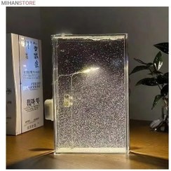 تصویر چراغ خواب برفی نیمکت دار بزرگ 