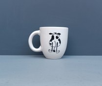 تصویر ماگ طرح گاو محصول دارای جعبه میباشد(رنگ کرم)