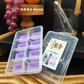 تصویر قالب یخ مدل کف سیلیکونی - سبز آبی 