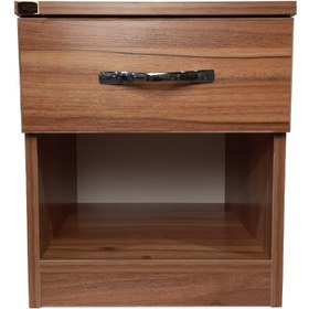 تصویر میز پاتختی سیماژ مدل پاتریزو - قهوه ای 