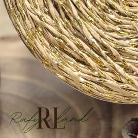 تصویر رافیا براق کنفی طلایی 