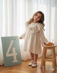 تصویر پیراهن دخترانه مدل بابونه 