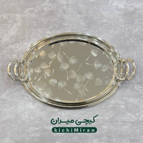 تصویر سینی پذیرایی بیضی قاصدک زیبا 