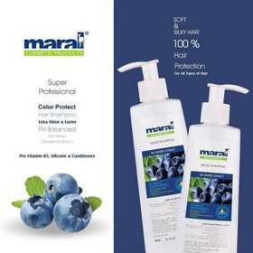 تصویر شامپو سیلور حاوی عصاره بلوبری ضد زردی مو 200 میل مارال Maral Silver Shampoo