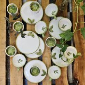 تصویر ست پذیرایی طرح برگ 