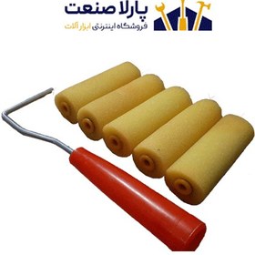 تصویر غلتک رنگ ویپنگ مدل ابری مجموعه 6 عددی 