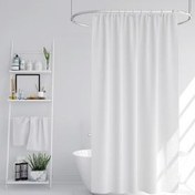 تصویر پرده حمام دلفین کد ِIR - DL سایز 200×180 سانتی متر 