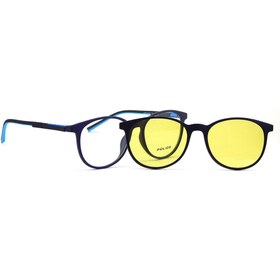 تصویر خرید عینک طبی آفتابی (کاوردار مگنتی) Police پلیس 6035 