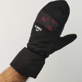 تصویر دستکش اسکی کرویت مشکی 