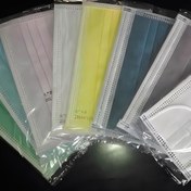 تصویر ماسک سه لایه پزشکی بسته بندی 10 عددی سلفونی 