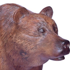 تصویر مجسمه تندیس خرس گردو 