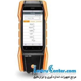 تصویر آنالایزر گاز ساخت تستو آلمان مدل testo 300 با صفحه نمایش لمسی 