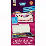 تصویر آبرنگ 12 رنگ STYLEX آلمانی 