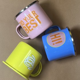 تصویر ماگ لعابی 3 