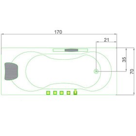 تصویر جکوزی یک نفره شاینی مدل N-JA011 Shiny jacuzzi - NJA011