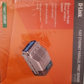 تصویر پرینت سرور پارالل دی لینک (تبدیل پارالل به RJ45 )- DLINK PrintServer Parallel To 