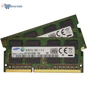 تصویر رم لپ تاپ سامسونگ مدل 8GB PC3L-12800S 1600MHz DDR3 ا Samsung 8GB PC3L-12800S 1600MHz DDR3 LAPTOP RAM Samsung 8GB PC3L-12800S 1600MHz DDR3 LAPTOP RAM