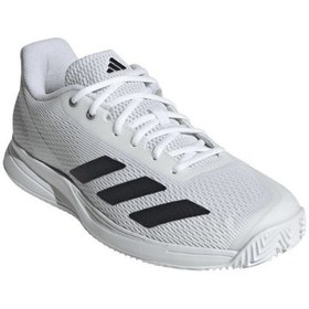 تصویر کفش تنیس مردانه adidas Courtflash Speed 2 سفید - سایز 6 برند Adidas adidas Courtflash Speed 2 White Tennis SHOES for Men - 6