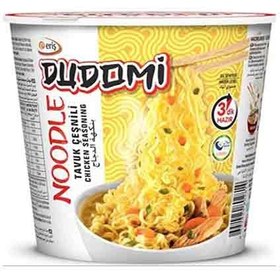 تصویر نودل لیوانی دودومی با طعم مرغ حجم 60 گرم Dudomi noodles with chicken flavor 60gr