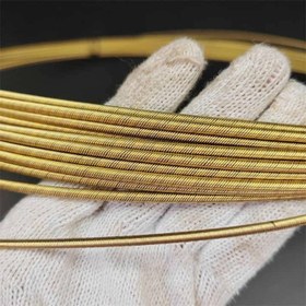 تصویر فنر سیم کشی ۱۰ متری استیل سرغلطکی گلدن 