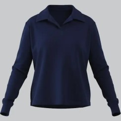 تصویر بلوز زنانه یقه مردانه بهبود (جنس فانریپ) | Behboud - رنگ: سرمه ای - سایز : M بلوز زنانه، بلوز یقه مردانه، فانریپ، بلوز فانریپ، بهبود، Behboud، خرید بلوز، بلوز کژوال، پوشاک زنانه، بلوز آستین بلند