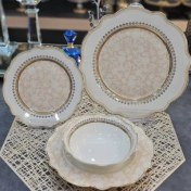 تصویر سینی بامبو گرد 3 تایی وارداتی kit-554 