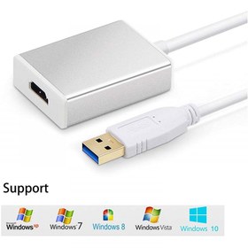 تصویر کابل تبدیل USB3.0 به HDMI 