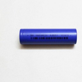 تصویر باتری لیتیوم یون 3.7v سایز 18650 2000mAh مارک DBK مدل 5C 