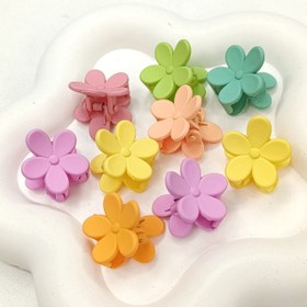 تصویر کلیپس مینی گل رنگی (۰۳۰۵۰۰۱۰) مینی کلیپس شمعی