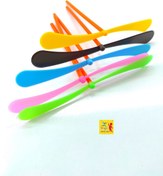 تصویر اسباب بازی فرفره هوایی ملخی ساده 12تایی 