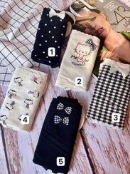 تصویر شورت زنانه نخی عروسکی سایز 3xl طرح meow - پک ۳ عددی 