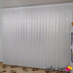تصویر پرده حریر پتینه کرپ طرح محو با دوخت در ارتفاع دلخواه 