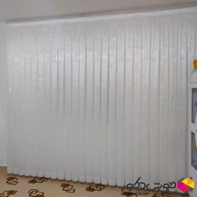 تصویر پرده حریر پتینه با دوخت سفارشی در ارتفاع دلخواه 
