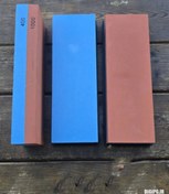 تصویر سنگ آلمانی مخصوص تیز کردن چاقو و ساطور های برش آشپزخانه و کمپ 