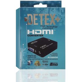 تصویر مبدل HDMI to VGA مدل DETEX 