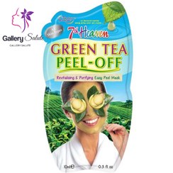 تصویر ماسک پیل آف سون هون مدل چای سبز حجم 10 میلی لیتر 7th Heaven Green Tea Peel-off 10ml