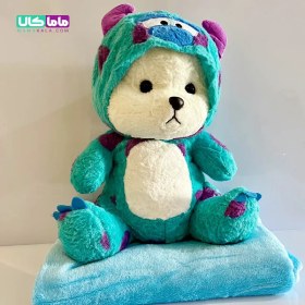 تصویر عروسک خرس سالیوان پتودار سایز ۵۰ سانتی‌متر 