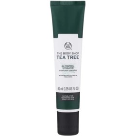 تصویر کرم مرطوب کننده و آبرسان بادی شاپ THE BODY SHOP مدل تی تری TEA TREE حجم 40 میل THE BODY SHOP Tea Tree In-Control Hydrator 