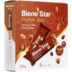 تصویر پروتئین بار اسپرسو - بسته ۶ عددی Protein bar espresso