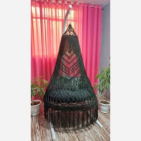 تصویر تاب مکرومه،راحتی ریلکسی 