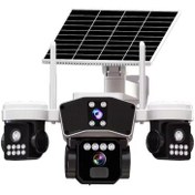 تصویر دوربین امنیتی خورشیدی اوکم مدل TL4 با ۱۵ مگاپیکسل و لنز چرخشی 