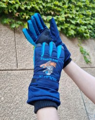 تصویر دستکش بچه‌گانه شمعی ضدآب توکرکی طرح فضانورد 