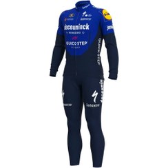 تصویر لباس زمستانی تیم دوچرخه سواری QUICK STEP - سای CUBE