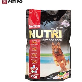 تصویر غذای خشک مناسب سگ بالغ با 29 درصد پروتئین برند نوتری پت Nutri Pet Adult Dog Dry food 29% Protein