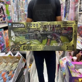 تصویر تفنگ دودزا موزیکال بزرگ مدل 50218 