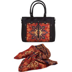 تصویر ست کیف و شال زنانه باران کد 16 Baran Women Bag and Shawl Set Code 16