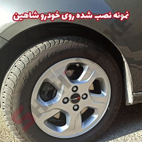 تصویر استیکر کاپ وسط رینگ خودرو شاهین 