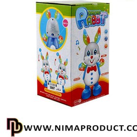 تصویر عروسک خرگوش رابیت موزیکال3007 Dansing Rabbit Puppet