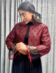 تصویر کت و دامن تافته یلدایی 